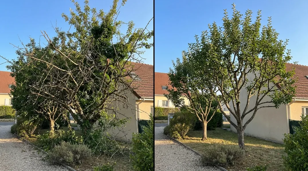 Que faire d'un grand arbre trop proche d'une maison ou d'une toiture dans la plaine niortaise : élaguer, réduire ou abattre ?